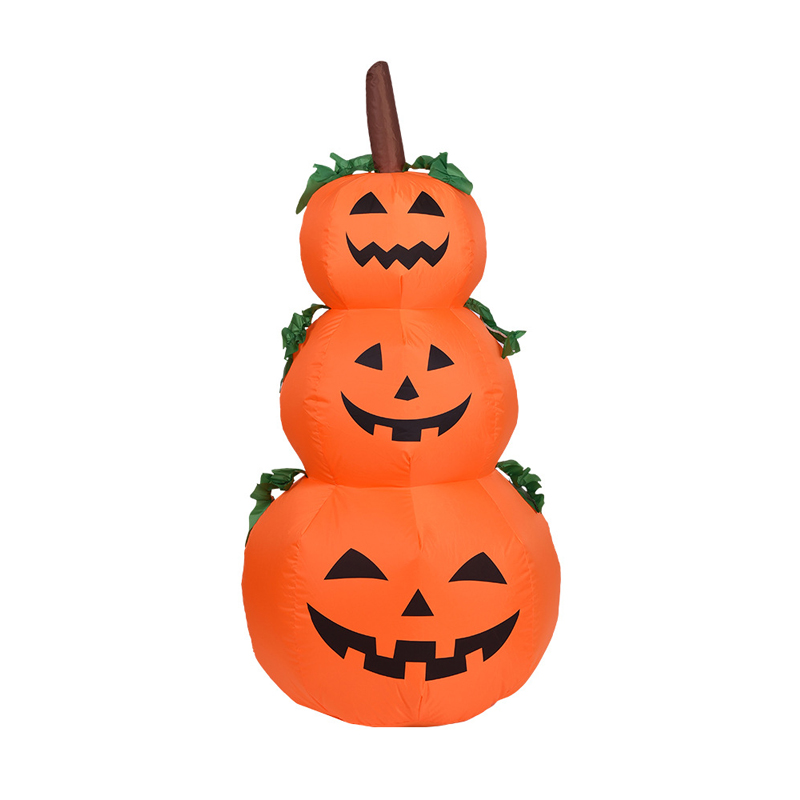 3 lớp Halloween Pumpkin bơm hơi