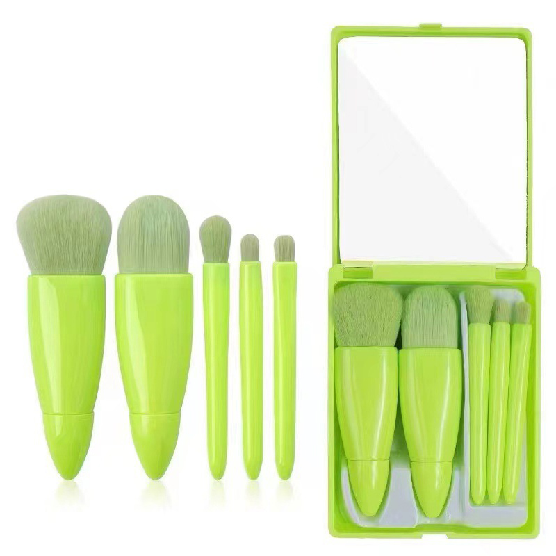 Bộ dụng cụ bàn chải trang điểm mini 5 PCS