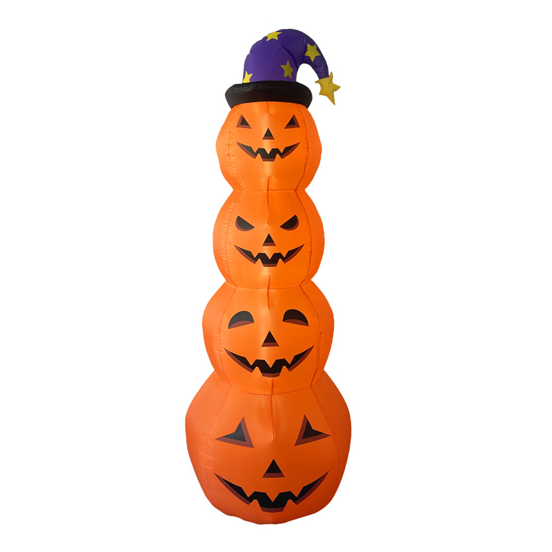 8ft Halloween Bí ngô xếp chồng lên nhau