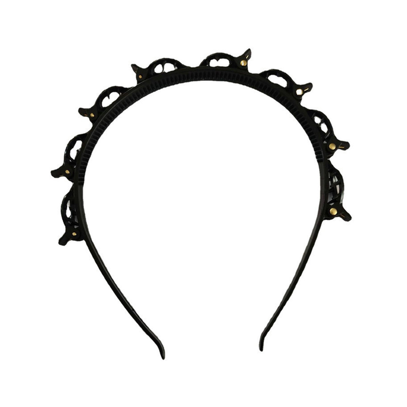 Băng đô twister nhựa acrylic với clip