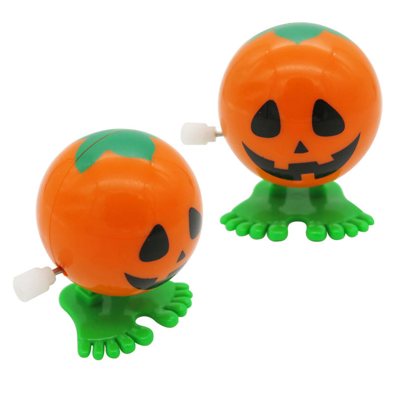 Trẻ em giá rẻ vui nhộn mini nhựa phim hoạt hình bí ngô phù thủy gió lên đồ chơi quà tặng giáng sinh Halloween