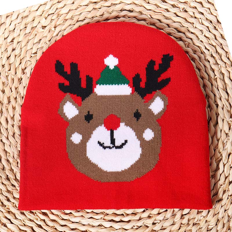 Mũ beanie jacquard Giáng sinh