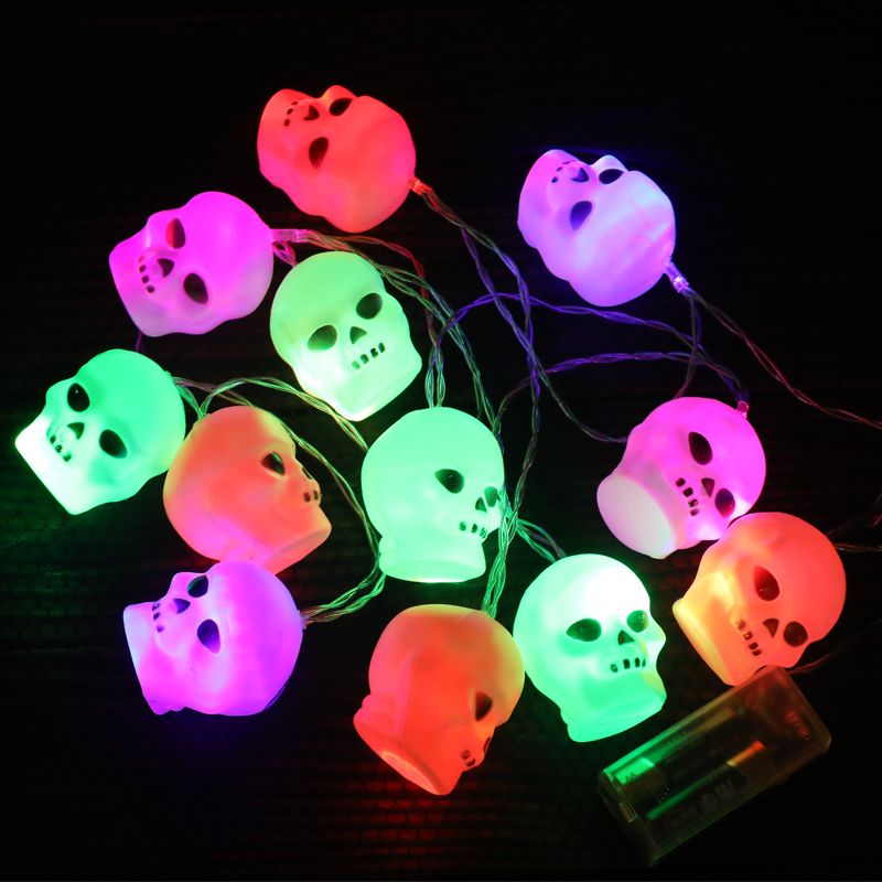 30 đèn LED dây Halloween ma quái trong nhà đầy màu sắc