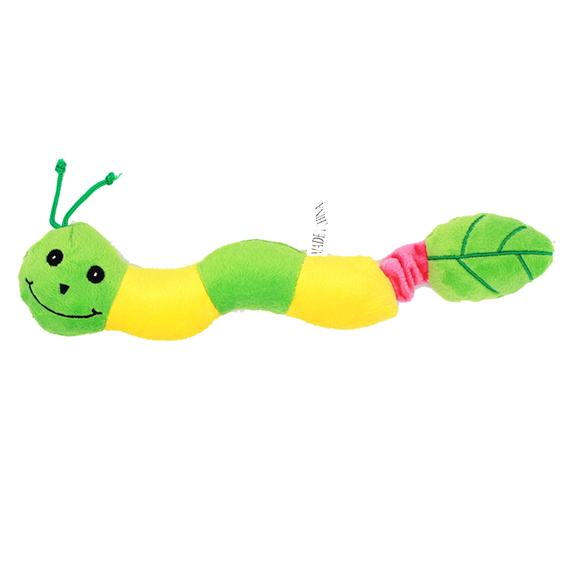 Phim hoạt hình dễ thương Squeaky Plush Dog Toy Thú nhồi bông vui nhộn Đồ chơi cho chó bọ rùa