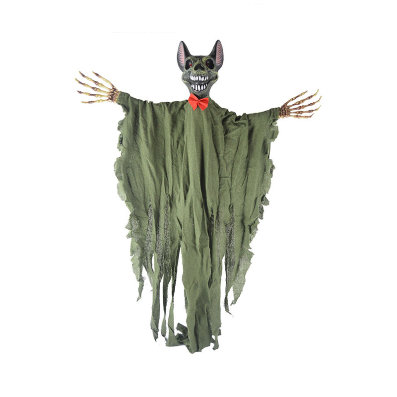 Halloween Animatronic cảm ứng Hanging Ghost