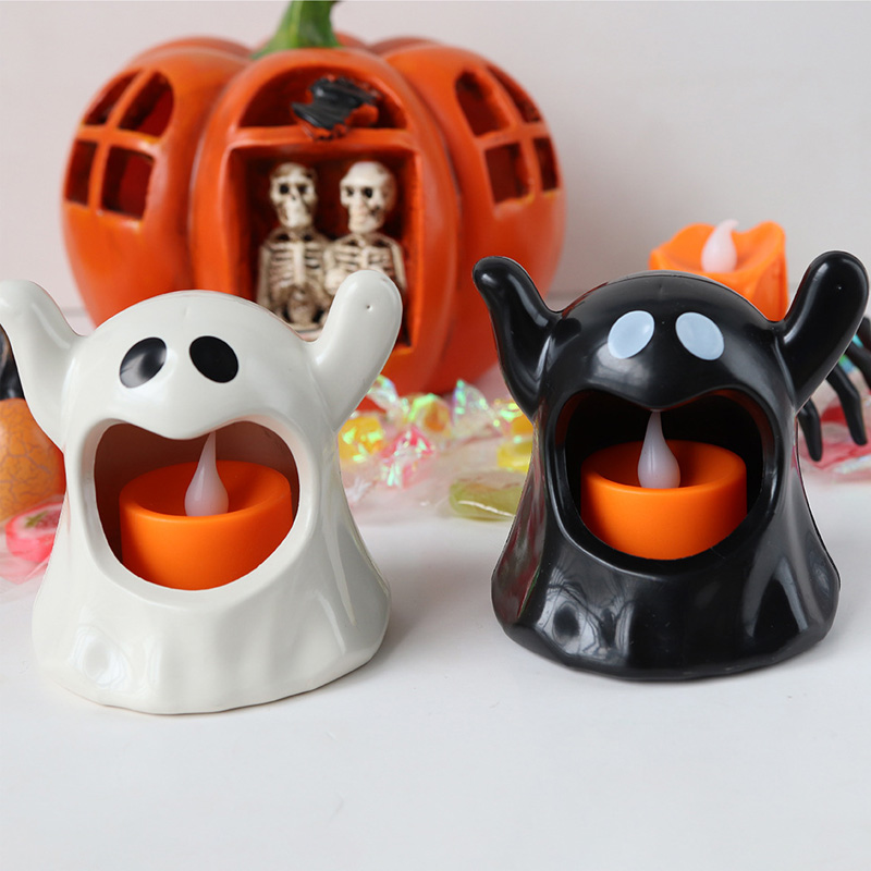 Halloween Ghost nhựa Tealight nến