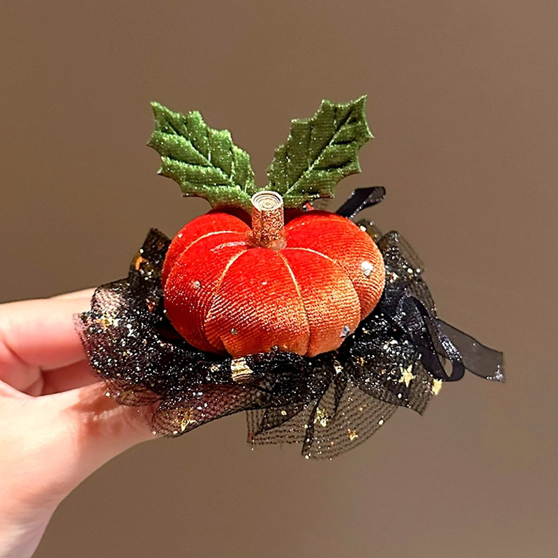 Kẹp tóc bí ngô Halloween