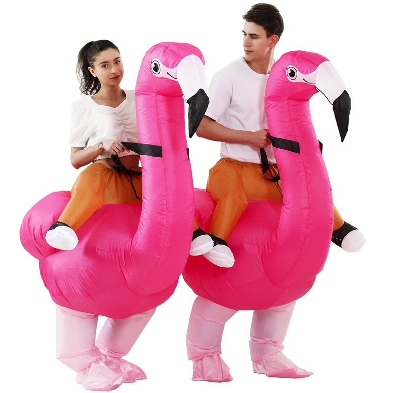 Trang phục động vật bơm hơi ngày lễ Flamingo