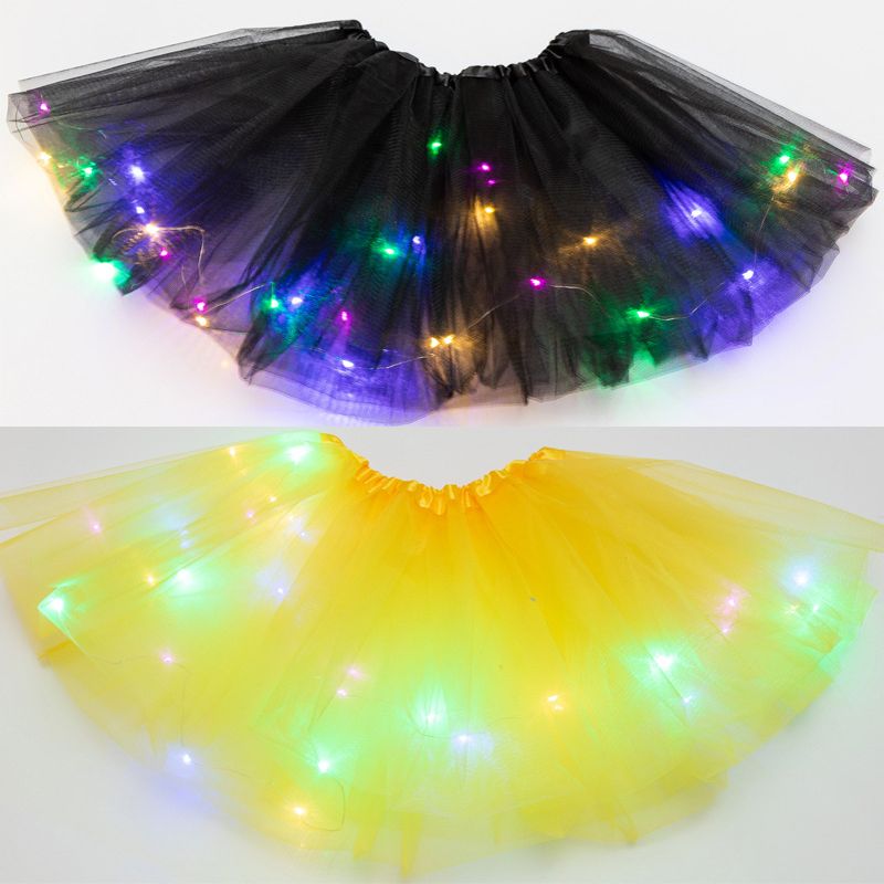 Váy Tutu Váy dạ hội công chúa Tulle Dancewear có đèn LED Ballet