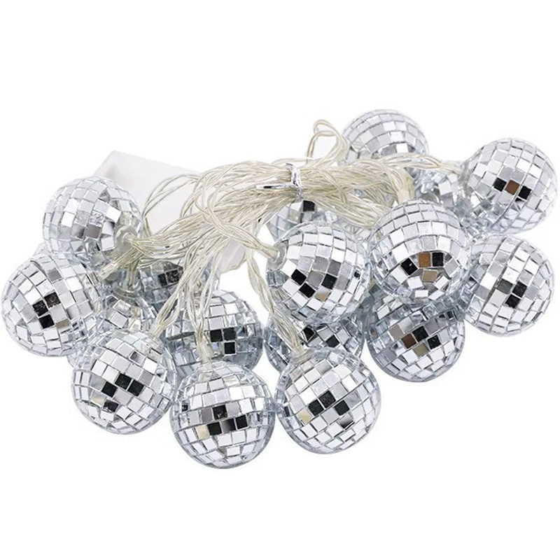 Led Disco Ball Mirror Party Chuỗi ánh sáng cho bữa tiệc