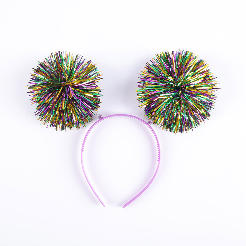 Mardi gras pom pomband bằng đầu