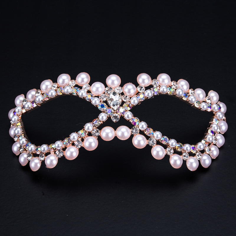 Menston đá như mặt nạ pha lê rhinestone