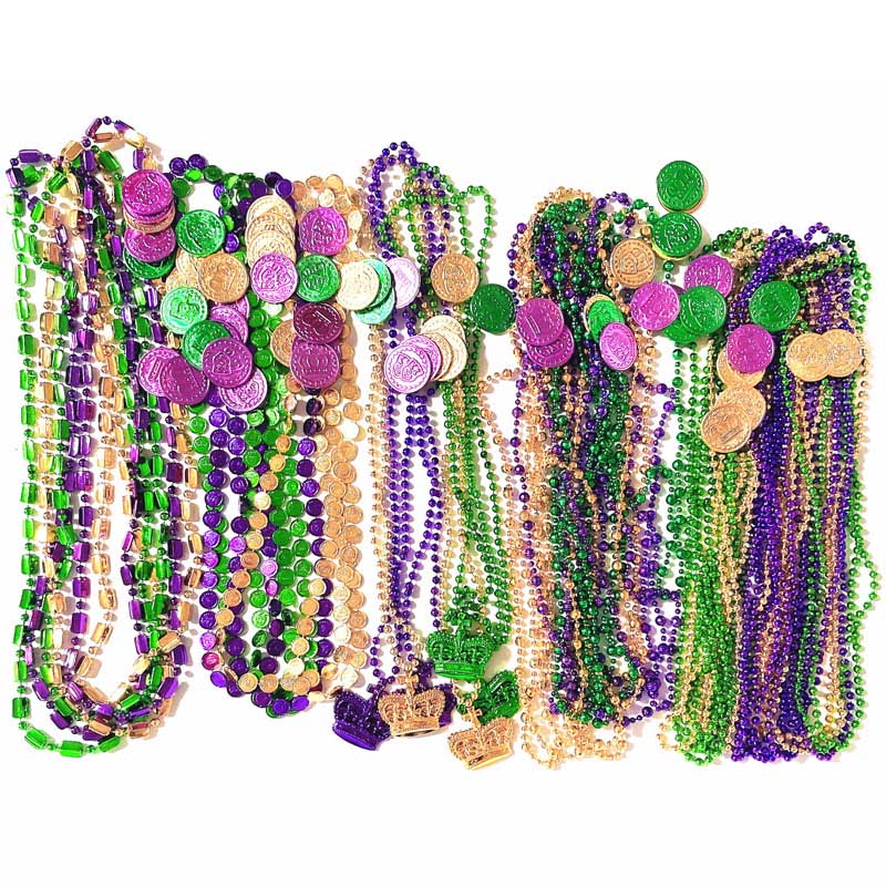 Bữa tiệc yêu thích vòng cổ mardi gras trang trí
