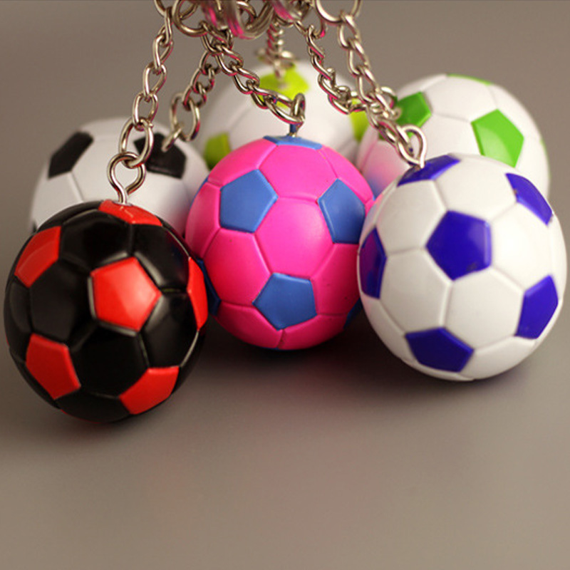 Keychain bóng đá nhựa