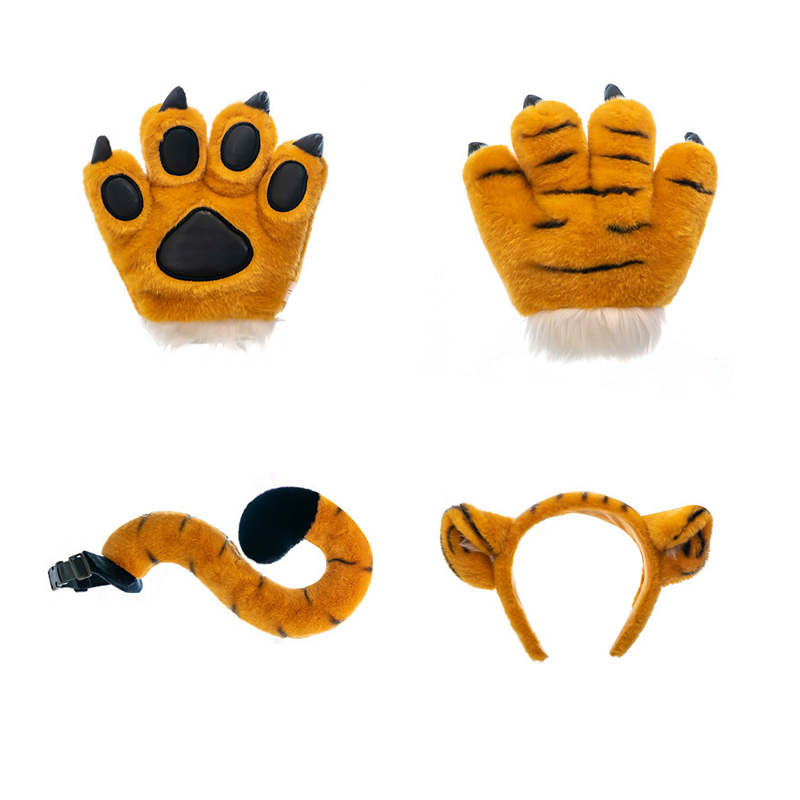 Bộ đồ chơi nhồi bông Tiger Tiger Paw