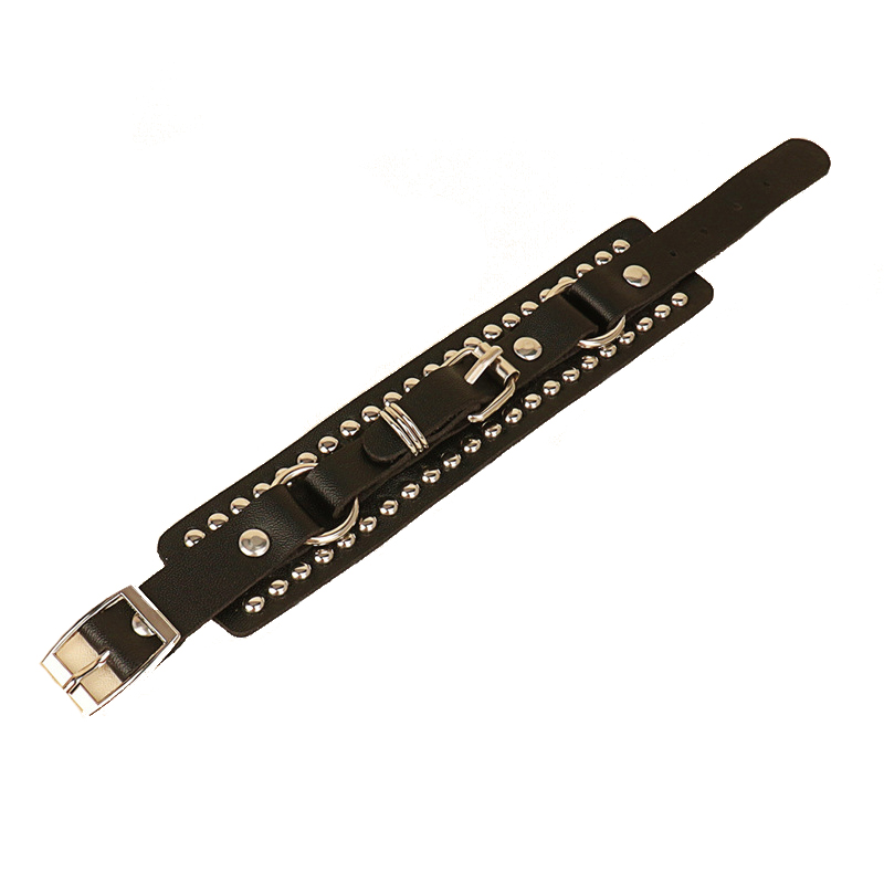 Punk Rock Rivet Pu Cheker Chker