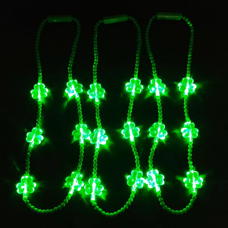 Vòng cổ LED Shamrock Ngày Thánh Patrick