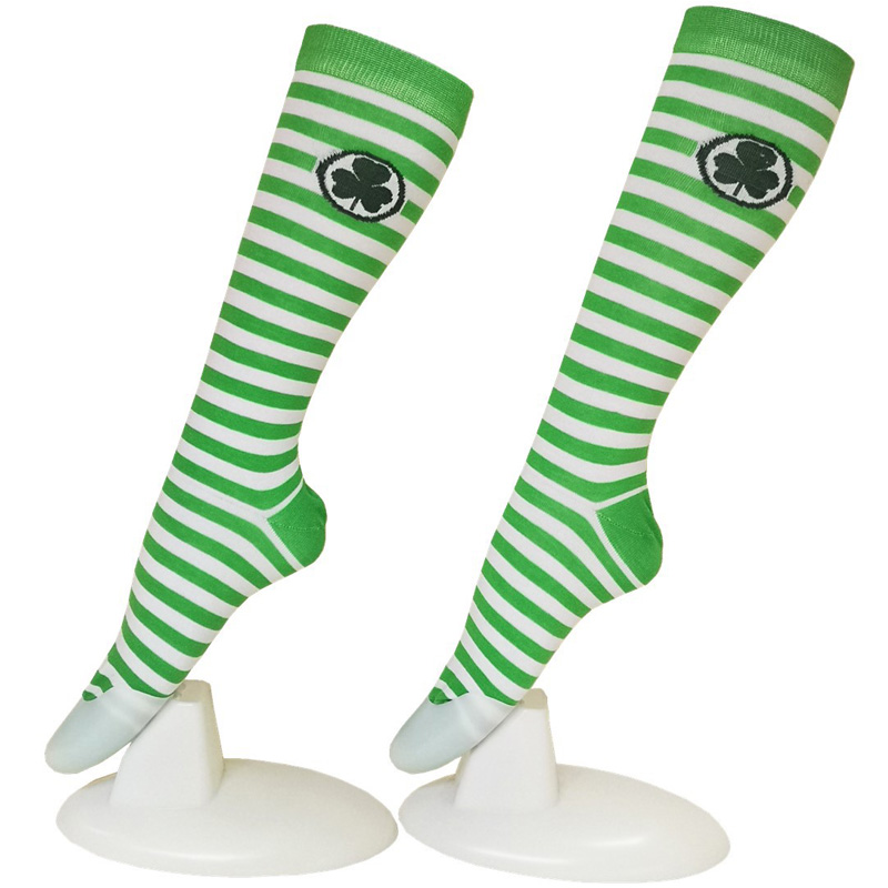 Thánh Patrick's Shamrock Ailen sọc đầu gối cao