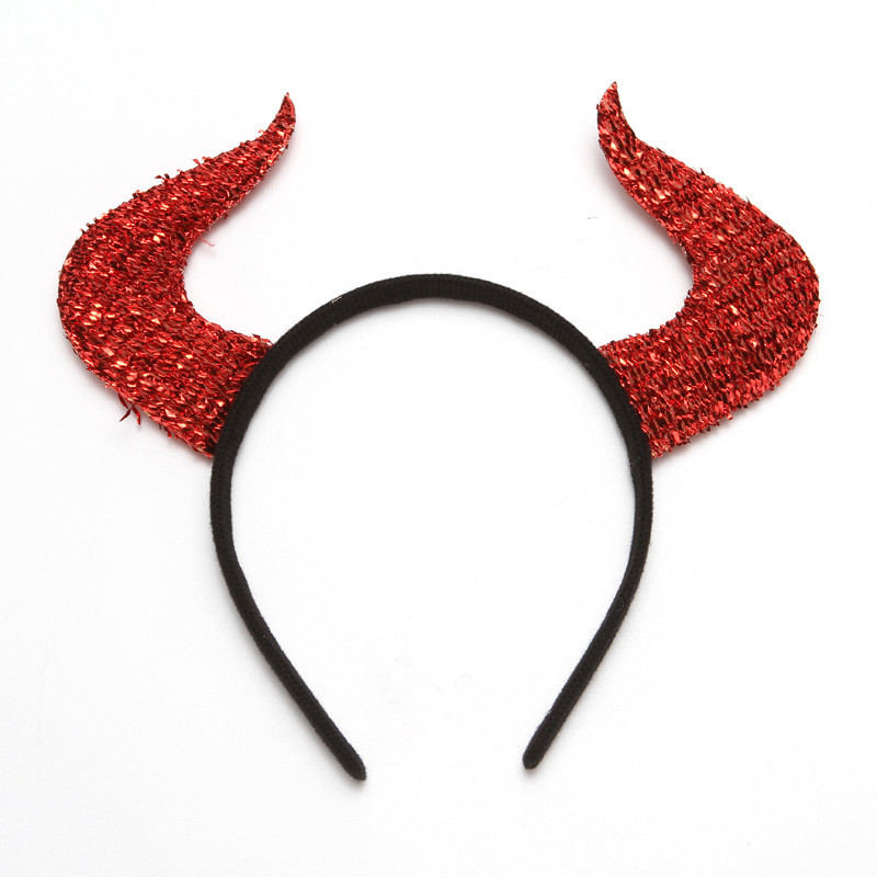 Bộ băng đô Red Devil Headband Horn Trident