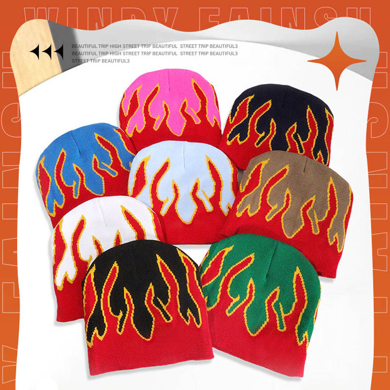 Mũ in ấn mùa đông Jacquard